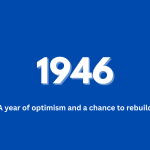 What happened in 1946 – Year graphic marking a year of optimism